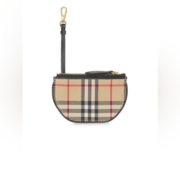 Burberry Olympia Small Vintage Check Pouch Wristlet - Picture 4 of 8